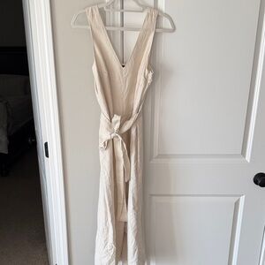 Banana Republic Cream jumpsuit